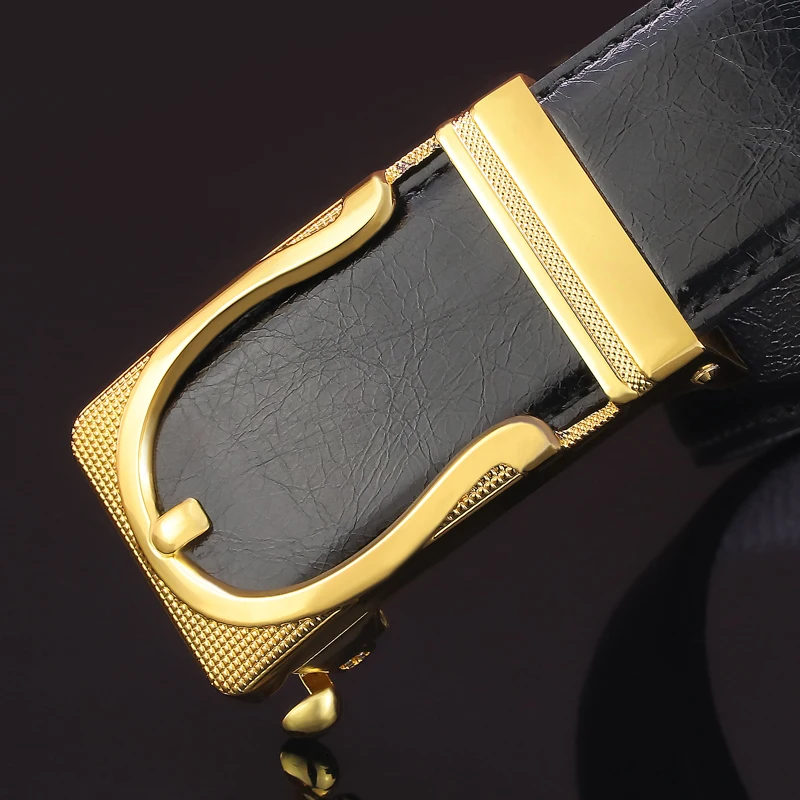 

Designer belts men high quality Exquisite Automatic Buckle blue luxury brand Casual ceinture homme Cowskin Waistband Waist Strap