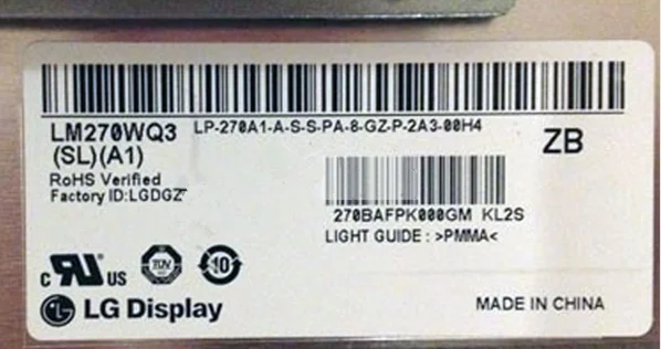 Новый ЖК LM270WQ3 SLA1 SLA2 SLB1 LM270WQ3-SLA1 LM270WQ3-SLA2 | Инструменты