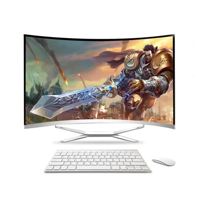 27 Inch Aio Ordenador Todo Inclu Curved Screen SK-CQ Style Intel I7/5/3 All In One Pc Desktop For Gaming Office Working |