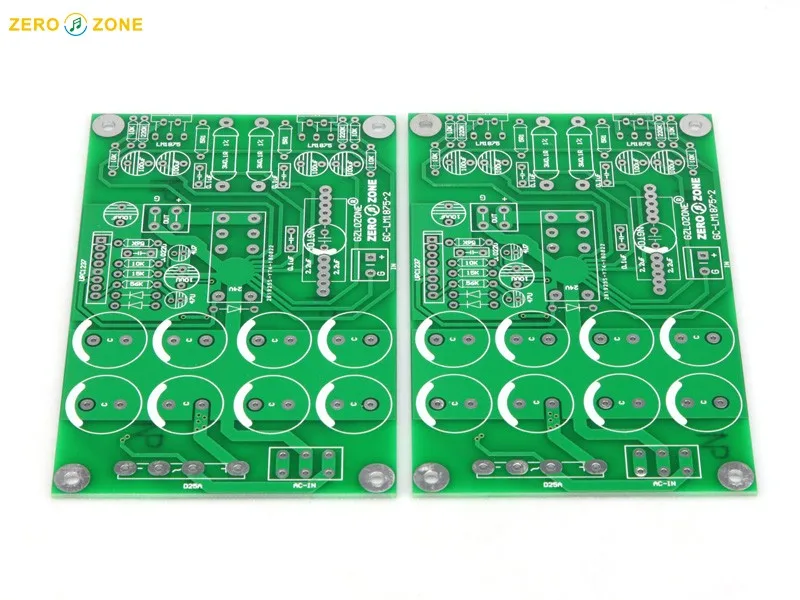 Hifi одна пара Assembeld Gaincard (GC) LM1875 параллельный усилитель мощности/комплект/печатная