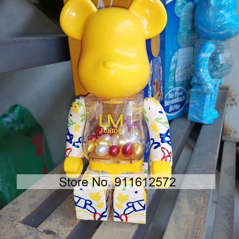 

Bearbricklys 28cm 400% Bear&bricklys Toy Blocks Bear Toy Action Toy Figures Garage Kits Dolls Kids Toys