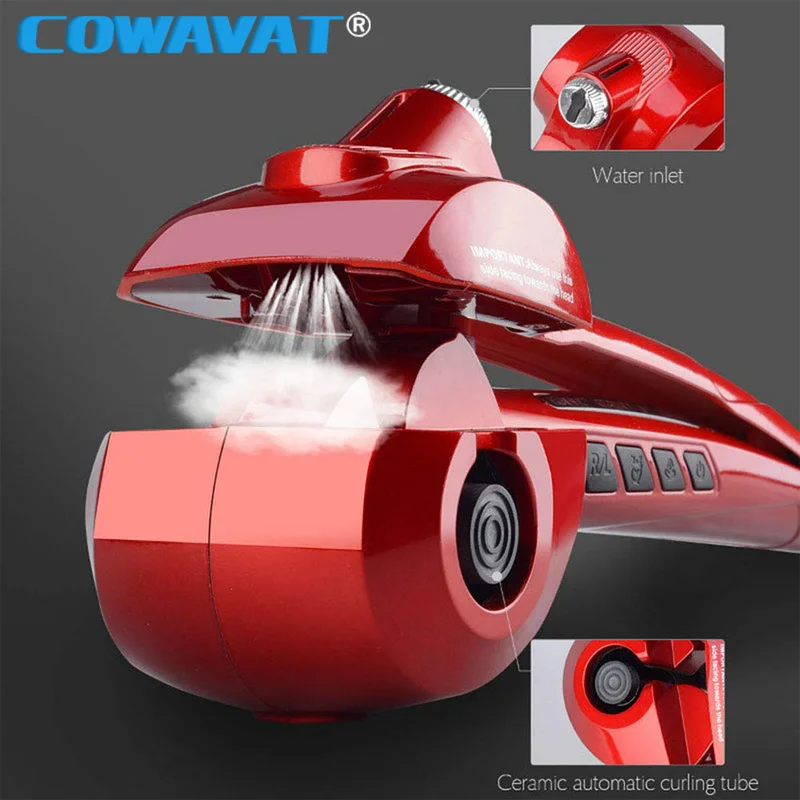 

Automatic Hair Curler Steam Spray Magic Twist Curling Iron Hair Curler Titanium Ceramic Roller Wave Hair Curlers Styler Tools