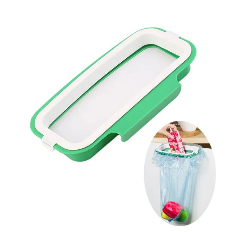 Kitchen Cupboard Back Trash Bag Rack Cabinet Door Garbage Holder Hanging kitchen Tools | Дом и сад