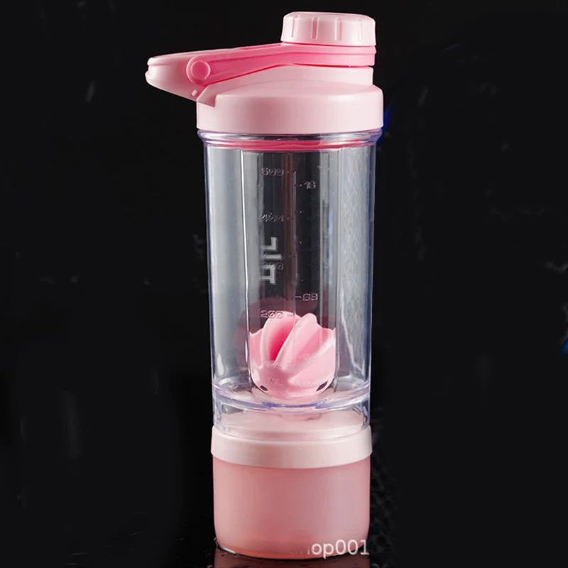 500ML протеин порошок шейкер бутылка Спортивная Фитнес смешивания сывороточного