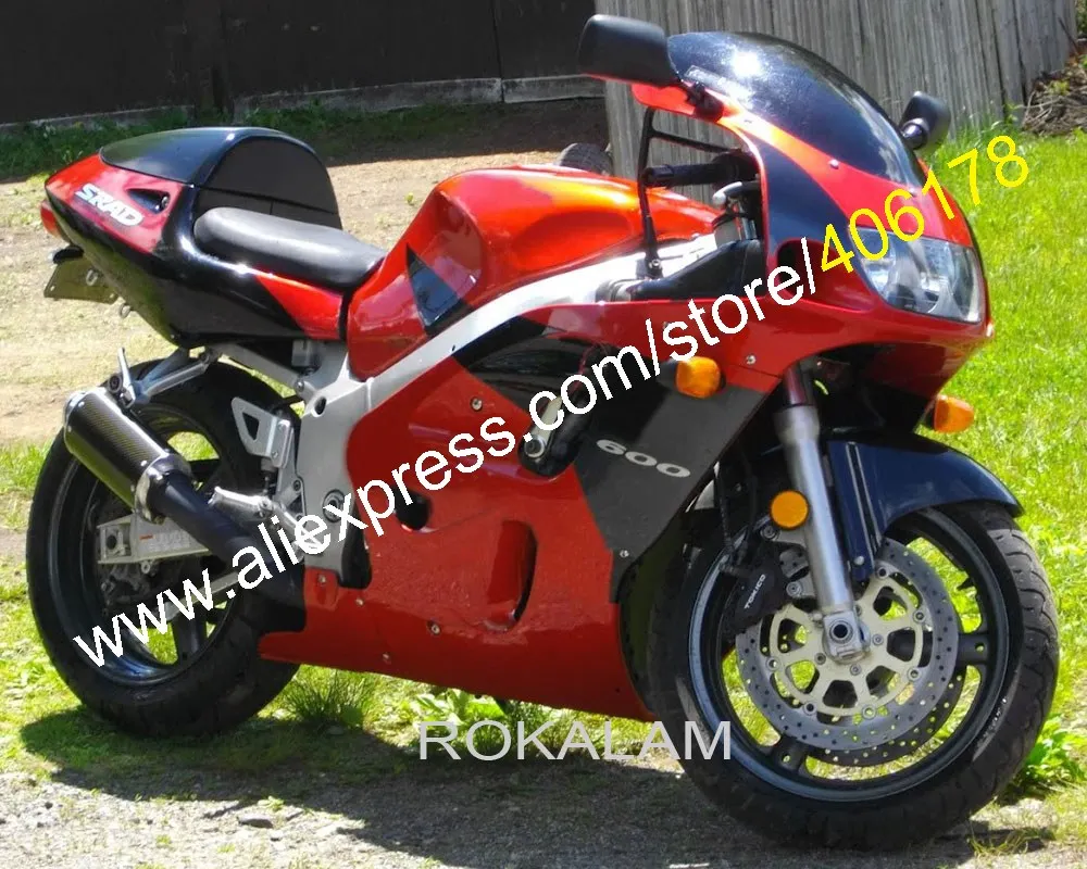 Для Suzuki GSXR600 GSXR750 SRAD Обтекатели 1996 1997 1998 1999 2000 GSXR 600 750 96 97 98 99 00 красный для кузова