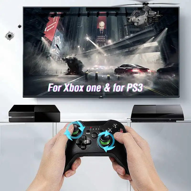 Беспроводной игровой контроллер 2 4G джойстик для Xbox One PS3/Android геймпад смартфона Win