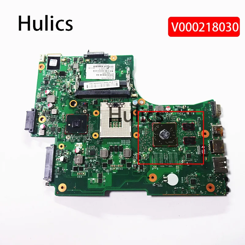 Материнская плата Hulics V000218030 6050A2332301 MB A02 для ноутбука Toshiba Satellite L650 L655 материнская