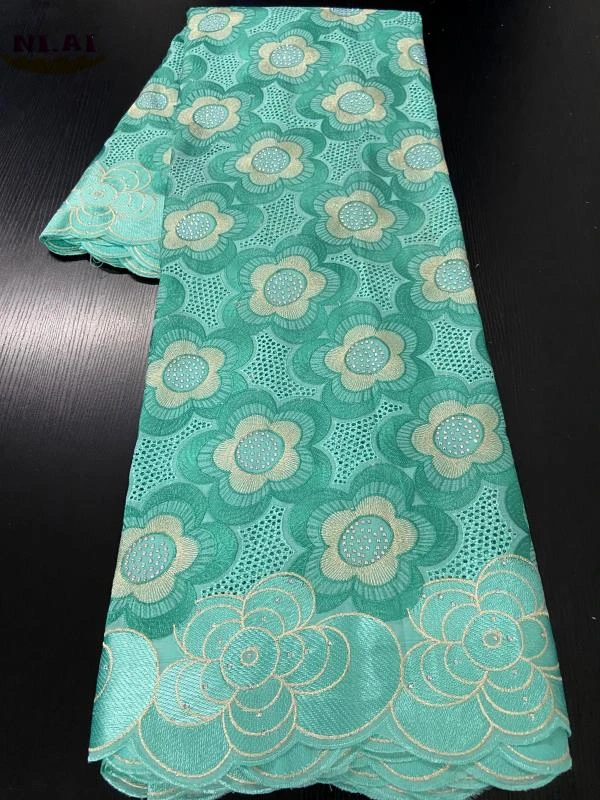 Швейцарская вуаль NIAI швейцарская кружевная ткань со стразами африканская 2020