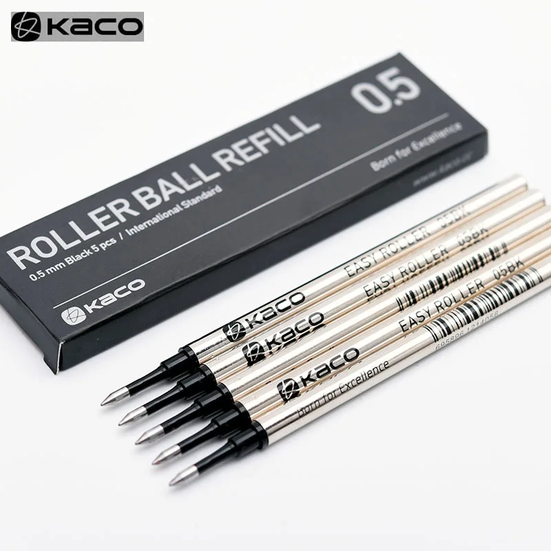 5 шт. Корд. международные стандарты металлические стержни Kaco с черными чернилами 0