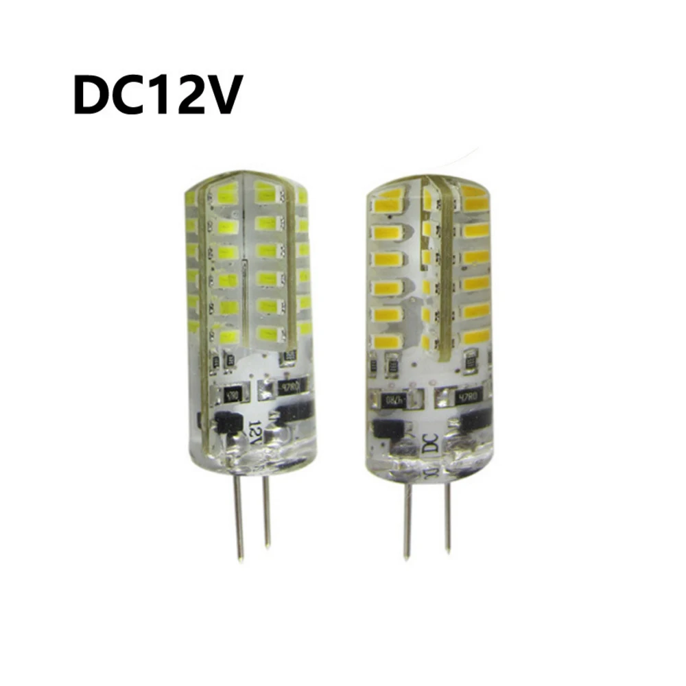 2 шт. G4 светодиодный лампы 3W 5 Вт 3014SMD светильник ручка розетка лампочка DC/AC DC 12 В/220