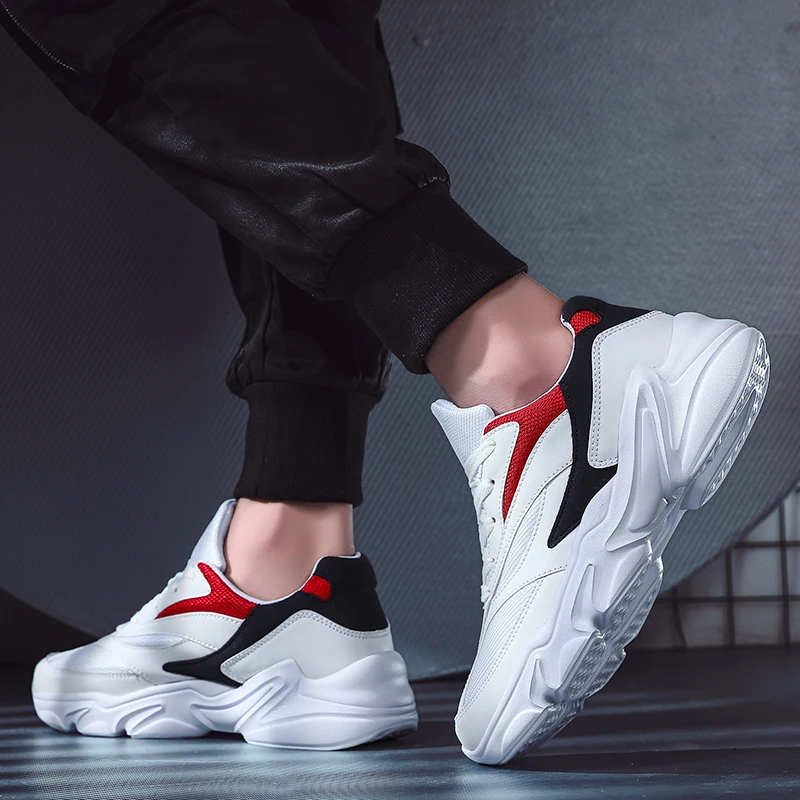 Весенняя мужская обувь дышащая повседневная легкая удобная модная на плоской