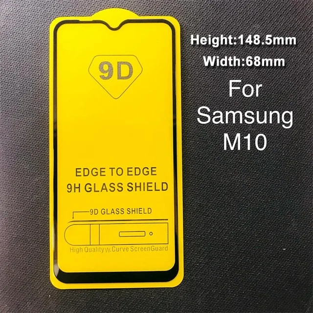 25 шт. 9D полное покрытие изогнутое закаленное Высокопрочное Стекло на samsung Galaxy A50 A20 A10 M10 M20 M30 A70 A40 A30 A20E - Цвет: M10