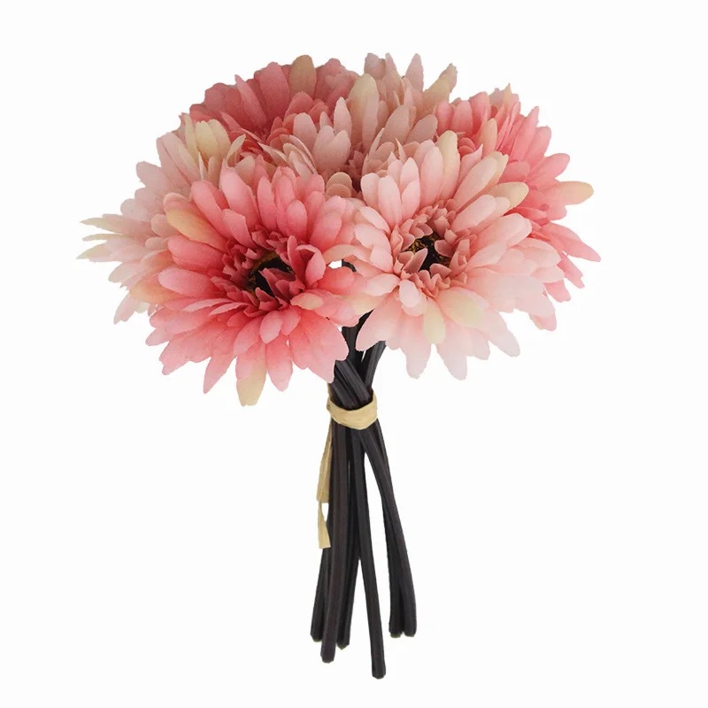 10CM 7pcs handmade gerbera fashion home garden bride DIY wedding banquet decoration Home fake flower | Дом и сад
