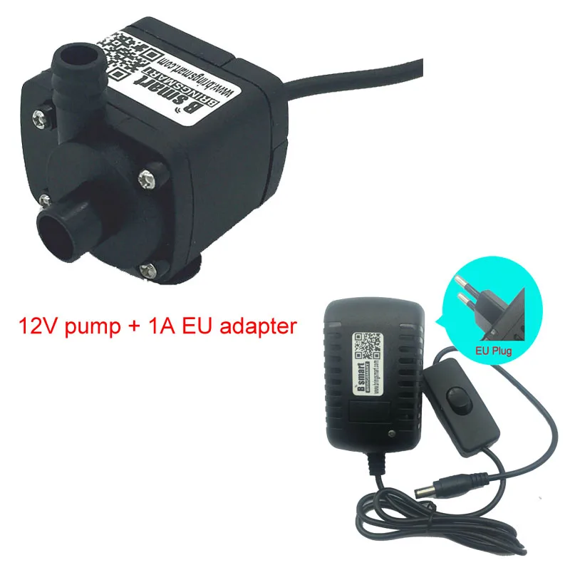 Wholesale12V водяной насос 170-350л/ч одноступенчатый Бесщеточный Мини погружной фонтан