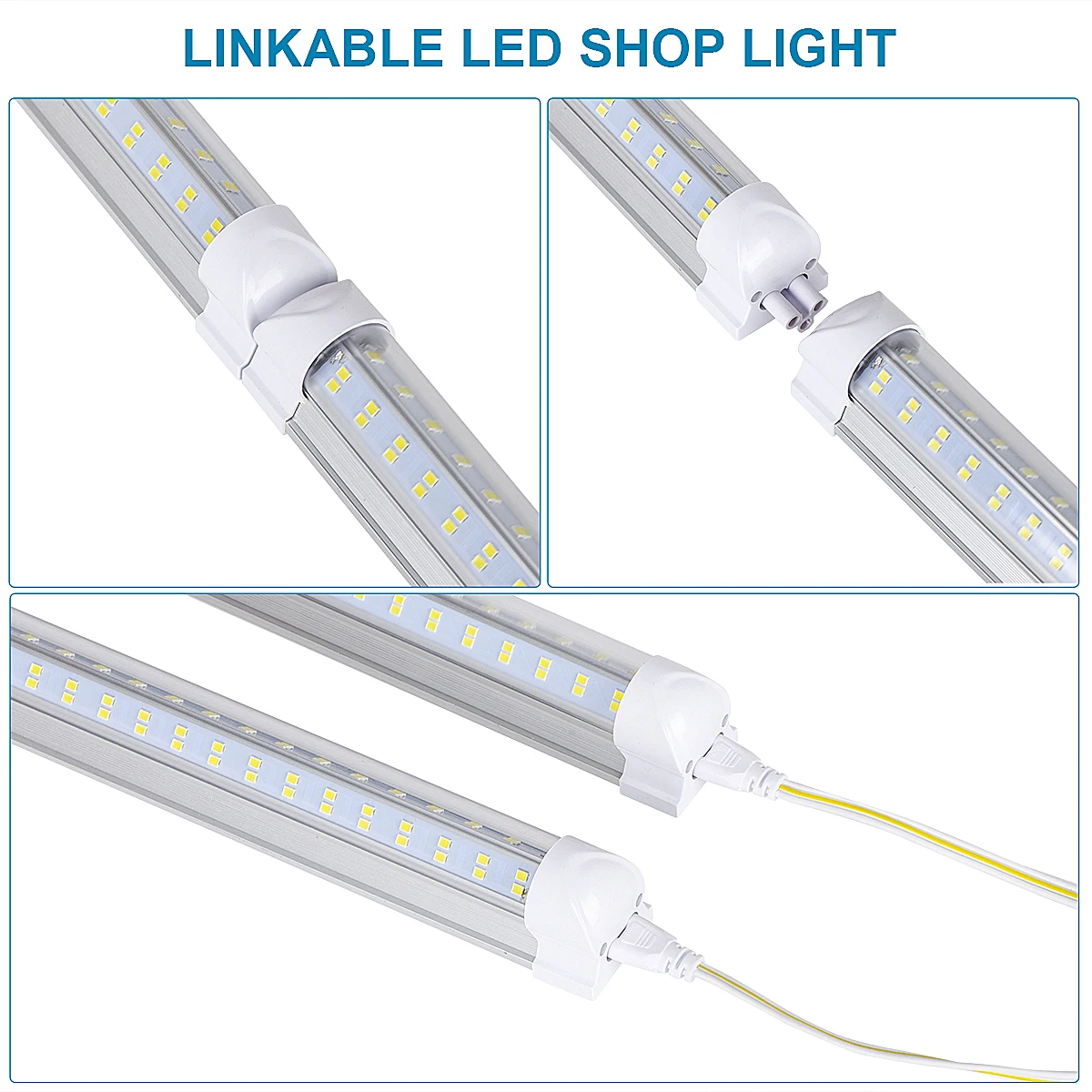 4 шт. T8 LED магазин осветительная арматура фута 60 Вт Прозрачная крышка объектива