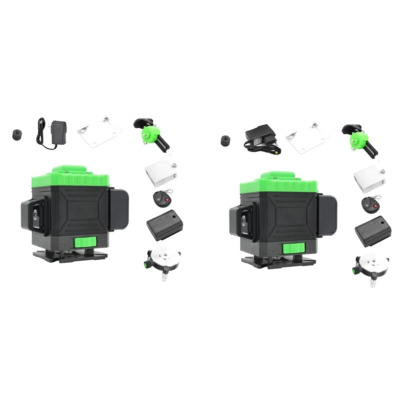 

Level,12 Lines 2X360° Green Level Self Leveling Tool for Construction, Remote Controller Included