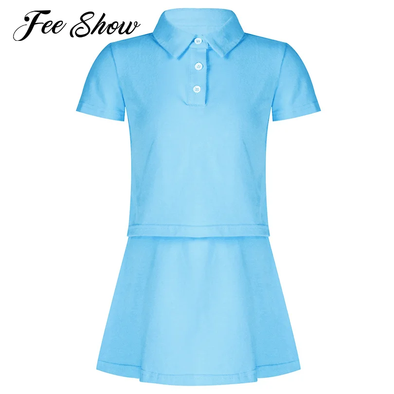 Детский спортивный костюм из 2 предметов футболка с коротким рукавом и теннисная