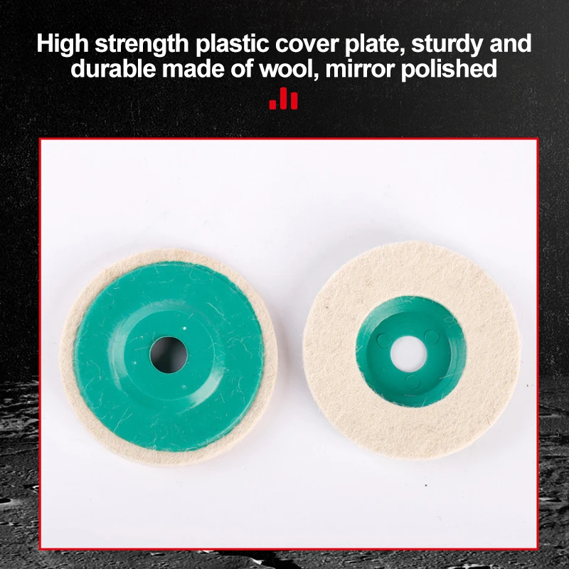 1PC 115mm Wool Polishing Wheel Buffing Pads Angle Grinder Felt Disc For Metal Marble Glass Ceramics | Инструменты