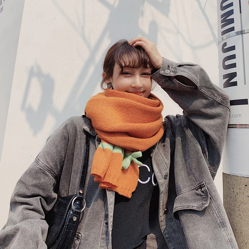 Новое поступление модный Удобный шарф с бантом осень-зима высококачественный