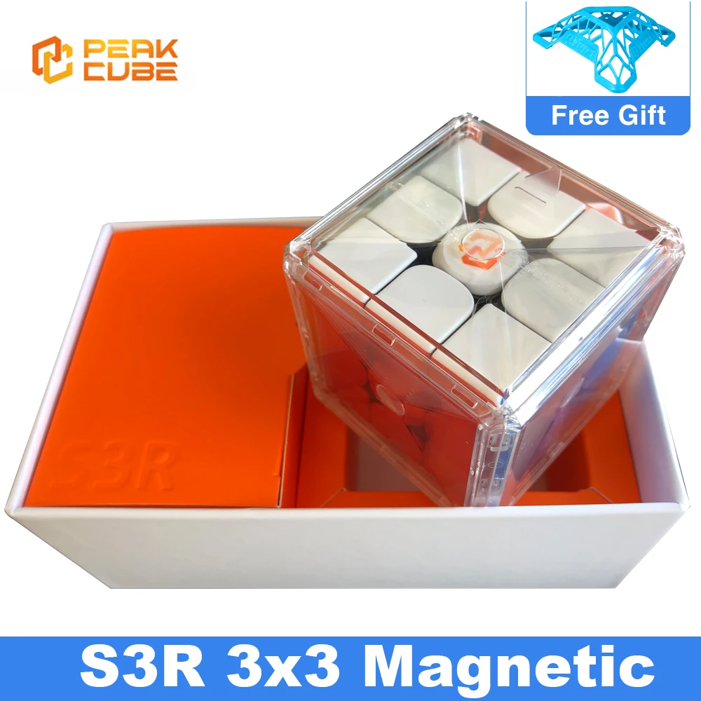 

2021 Flagship Peak Cube S3R 3x3x3 Magnetic Cube Professional Speed Cube S3R UV surface 3*3 cubo magico magets puzzles kids toys