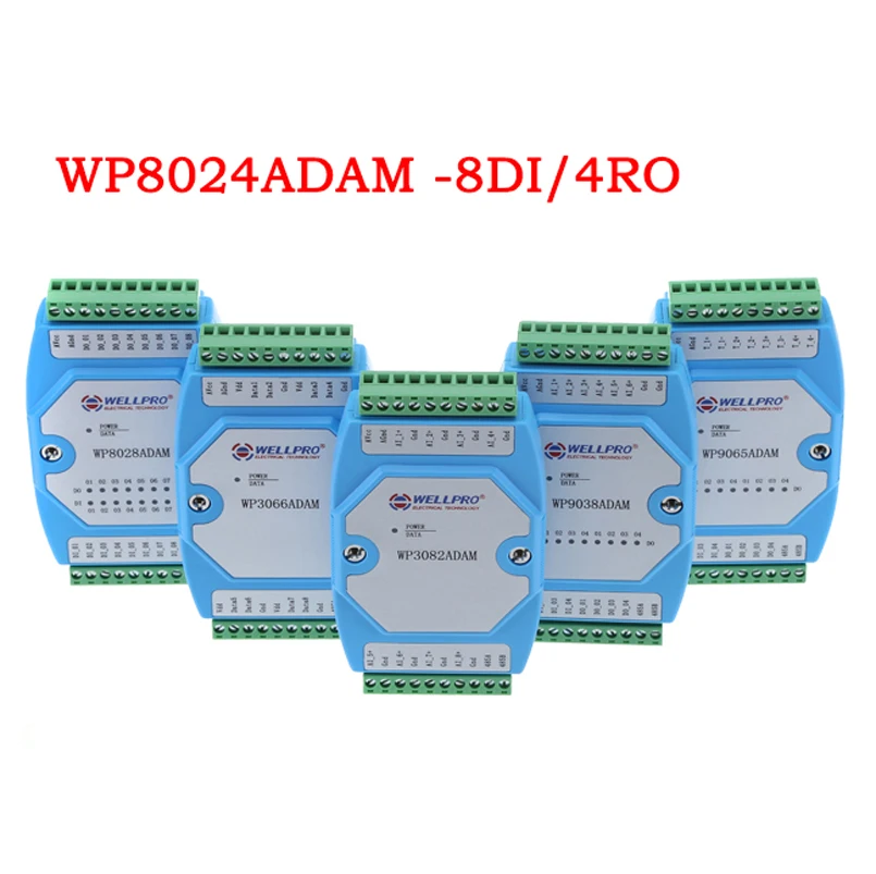 Цифровой вход и выход изолированный модуль 8DI / 4RY MODBUS communication-WP8024ADAM | Безопасность