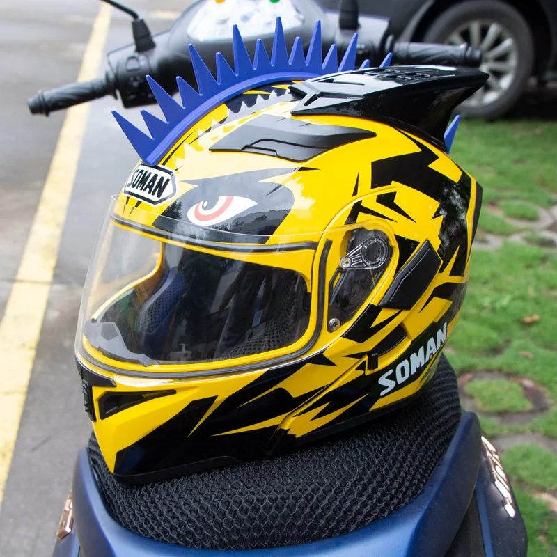 Аксессуар для мотоциклетного шлема индивидуальный шлем с крокодиловым