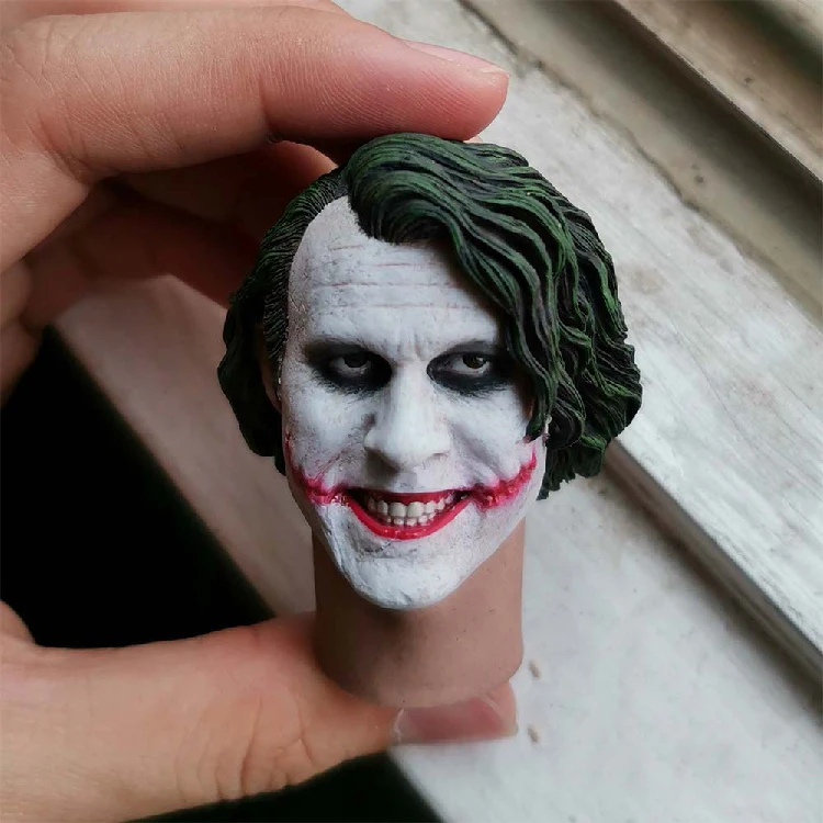 Версия для макияжа 1/6 голова Джокера сглаза смайлик лицо 12 дюймов фигурки тела