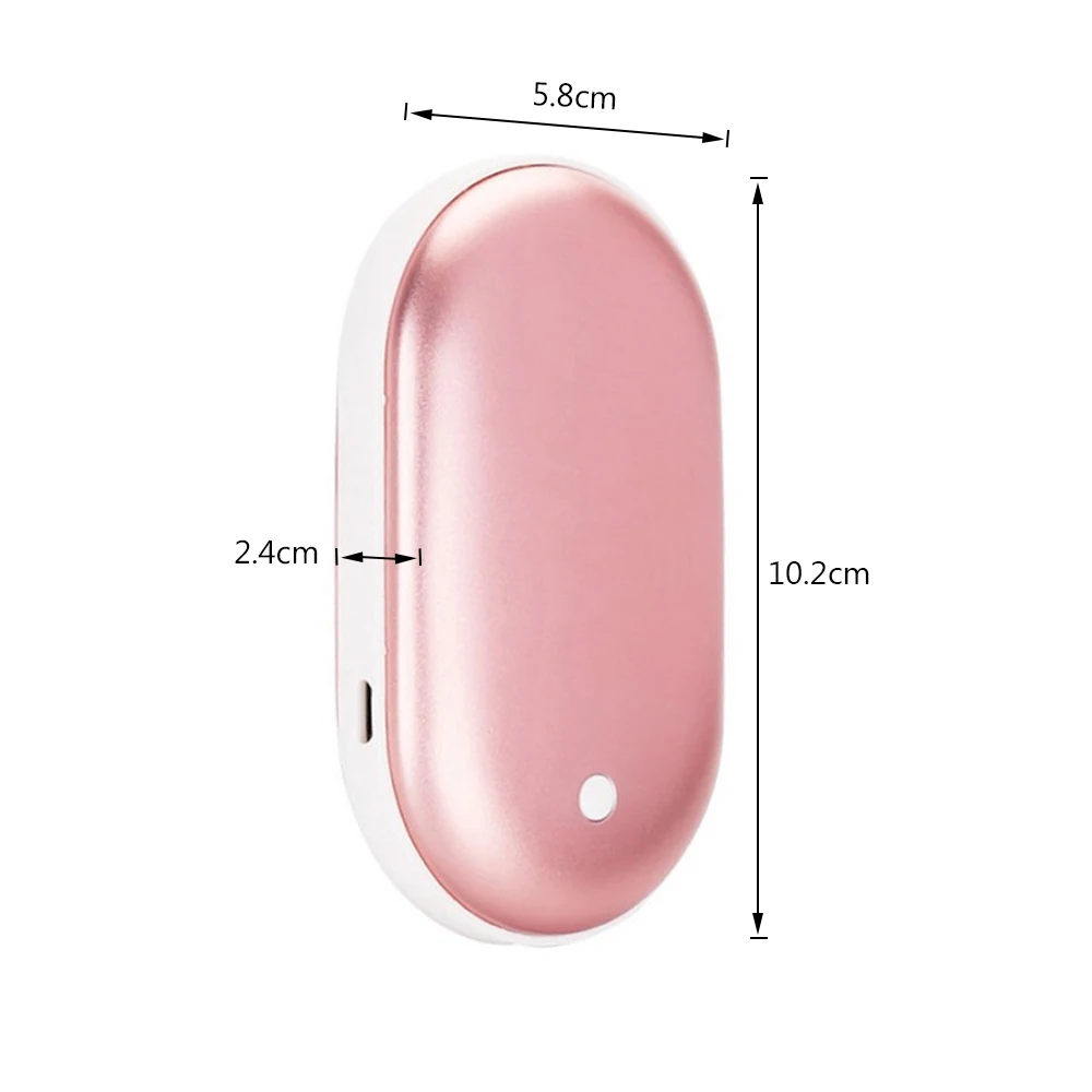 5200mAh 5V милый USB Перезаряжаемый СВЕТОДИОДНЫЙ Электрический подогреватель для рук