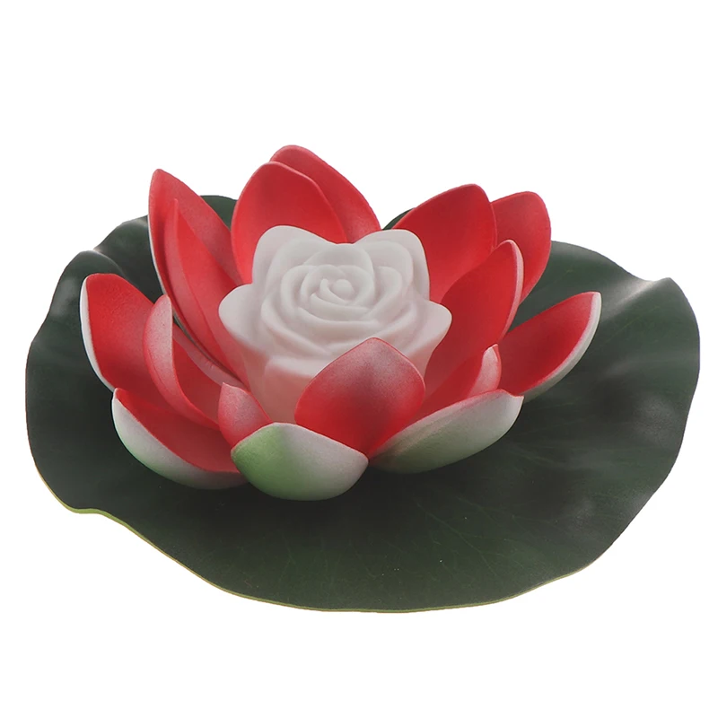 Искусственный плавающий ночник Lotu на солнечной батарее светодиодный