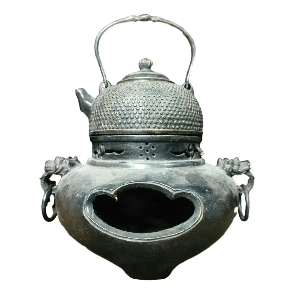 

LaoJunLu The Ancient People Drink Tea Stove Teapot [Tea Making Utensils] A Set Imitation antique bronze masterpiece collection