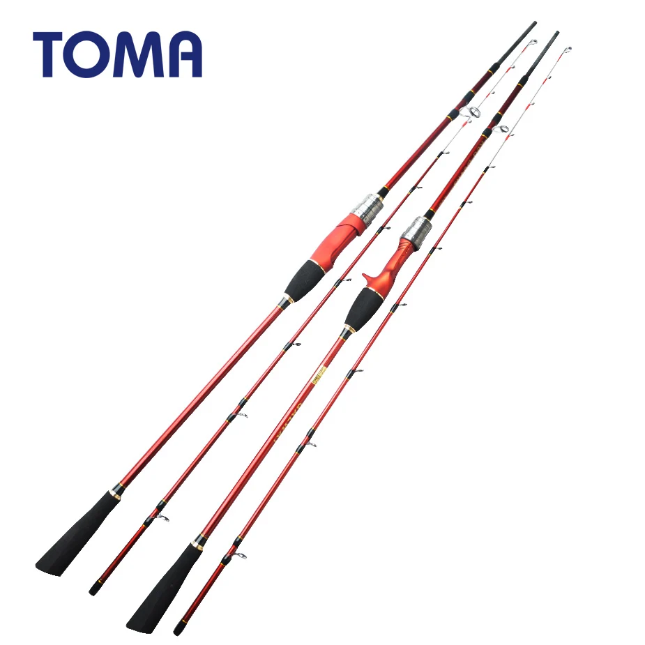 

Удочка для морской рыбалки TOMA 1,68 1,80 1,98 м, 2 секции LW Max 120 г