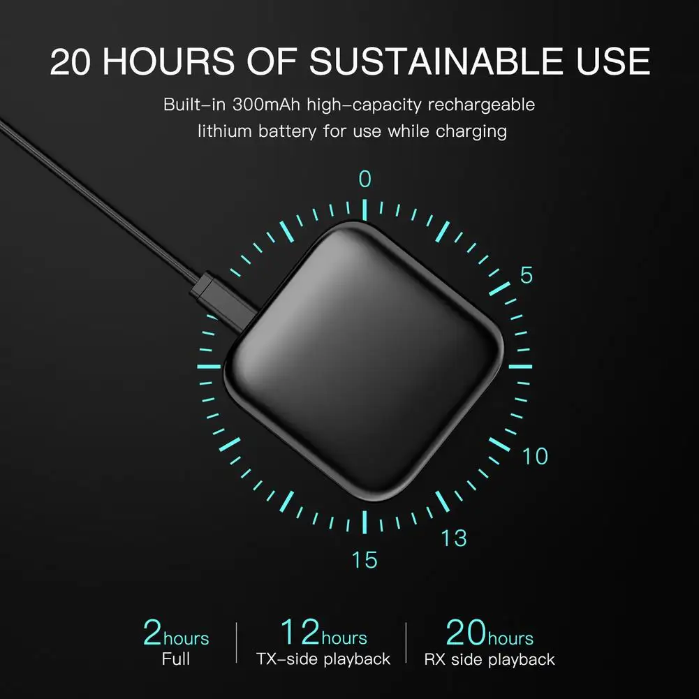 Передатчик-ресивер CSR8670 APTX 3 7 В 300 мАч Bluetooth 5 0 HD аудио музыка беспроводной USB