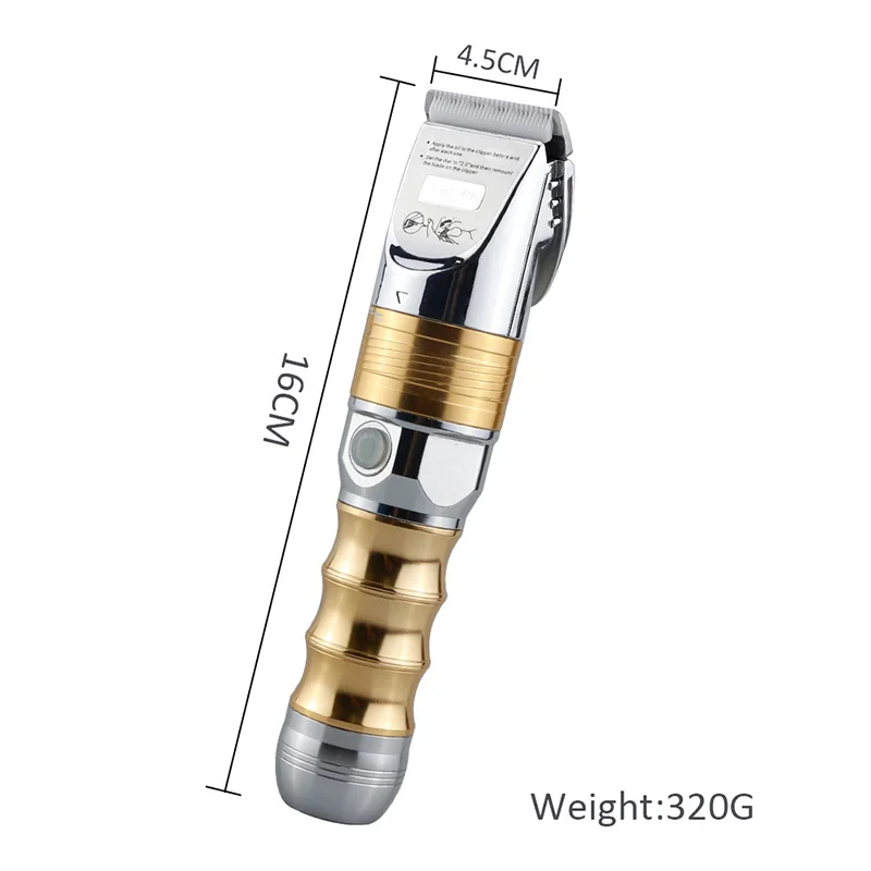 Парикмахерская профессиональная машинка для стрижки волос беспроводная