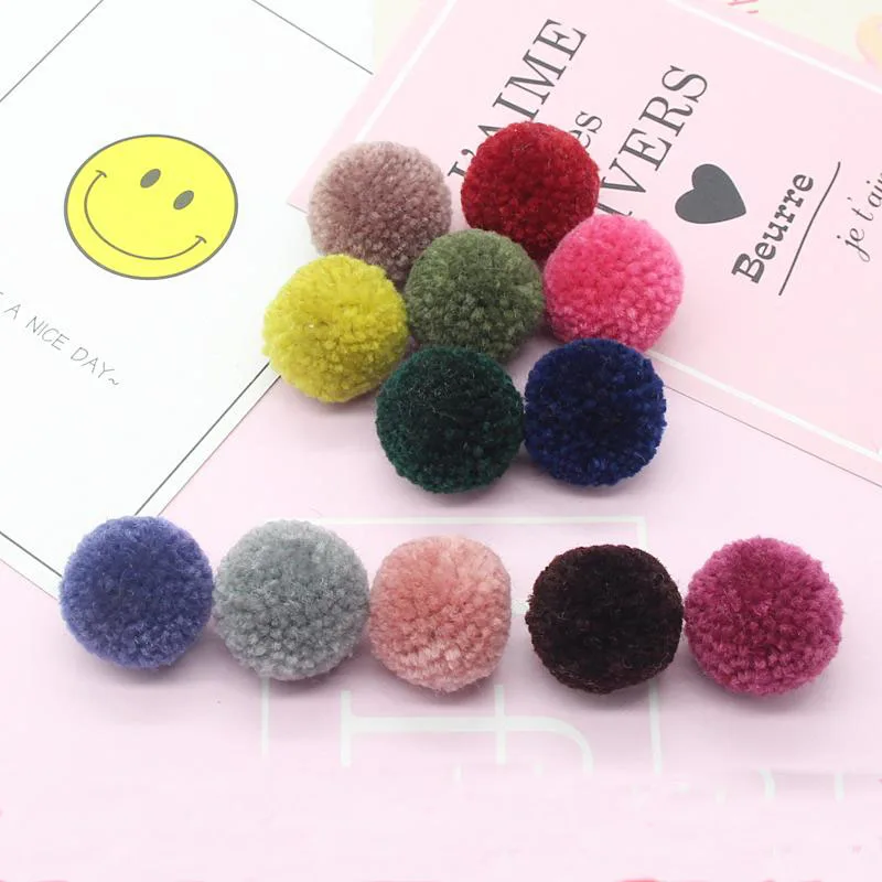 10 шт. помпоны из пряжи 3 см|Принадлежности для рукоделия| |
