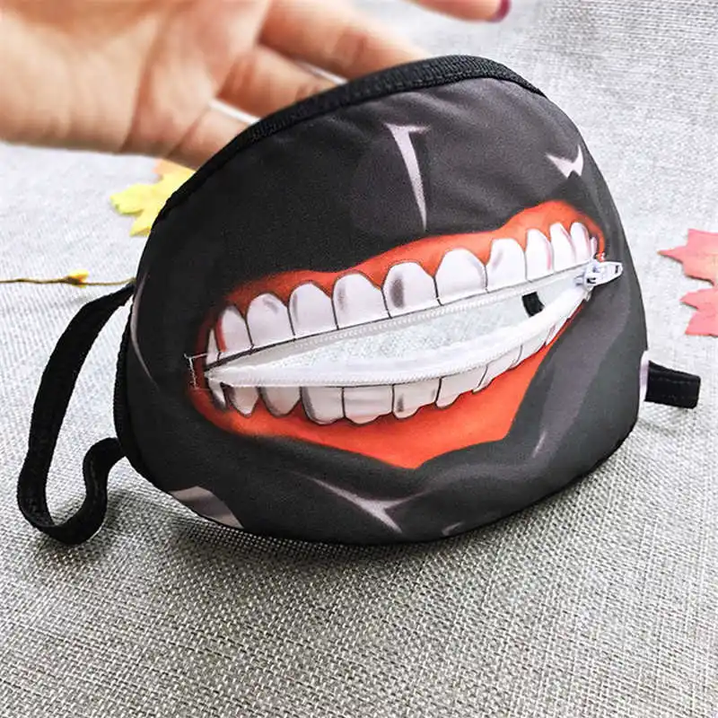 Tokyo Ghoul Kaneki Ken Mask Face Masks Cosplay Anime Dustproof Zipper Props | Тематическая одежда и униформа