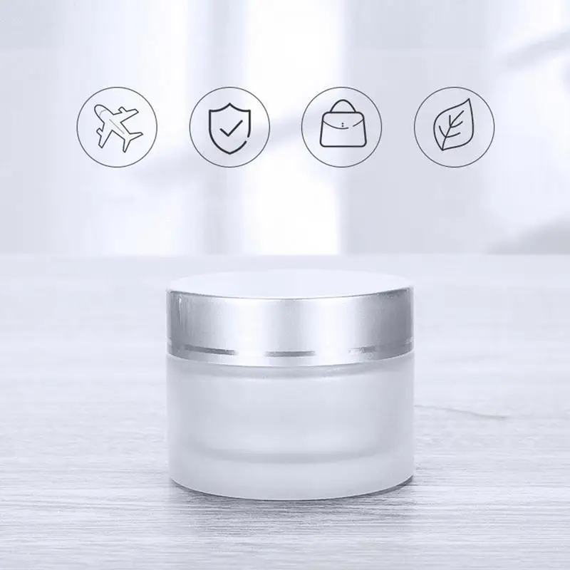 1 шт. Портативный матовый Стекло многоразового бутылочка для мази пустые