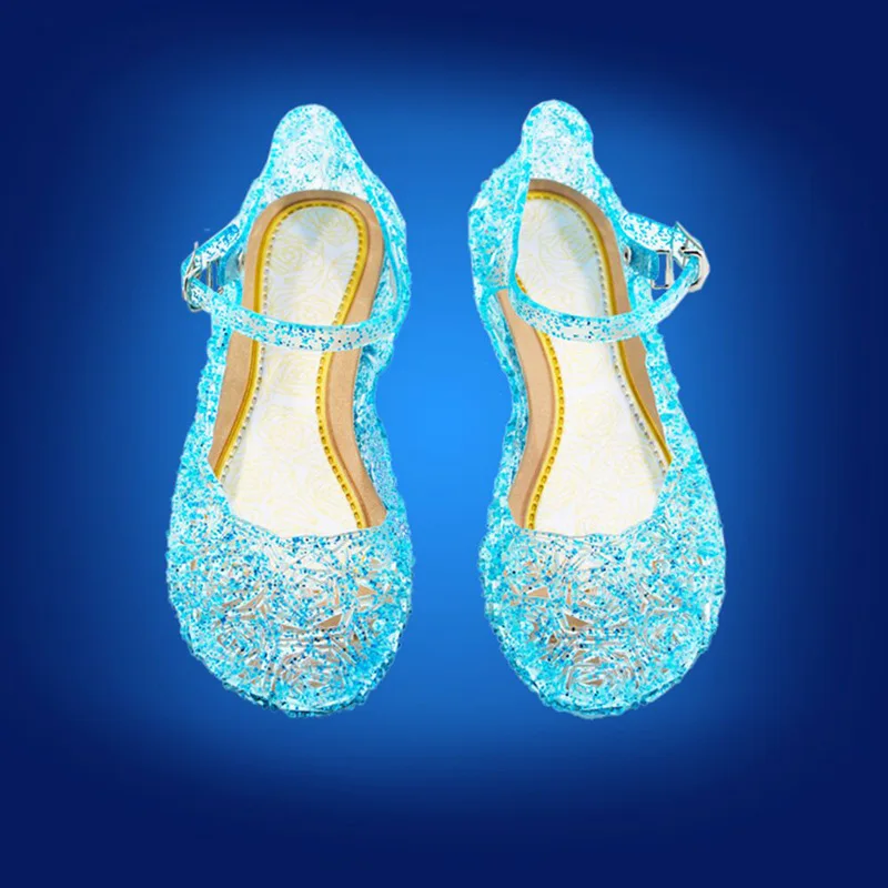 

Elza Shoes Kids High-Heeled Crystal Sandals Baby Girls Princess Birthday Gift Sandals for Little Girls