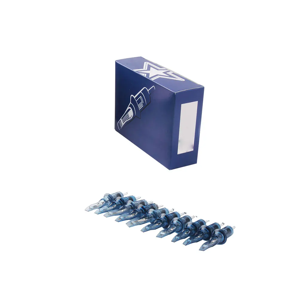 

Disposable Sterilized Tattoo Permanent Makeup Needles Tips Microblading Pen Tattoo Needles for Eyebrow Lip Rotary Machine