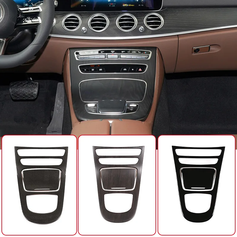 Embellecedor de Panel decorativo para consola central de coche, accesorios para Mercedes Benz Clase E W213 S213 A238 C238 2016-2021 ABS