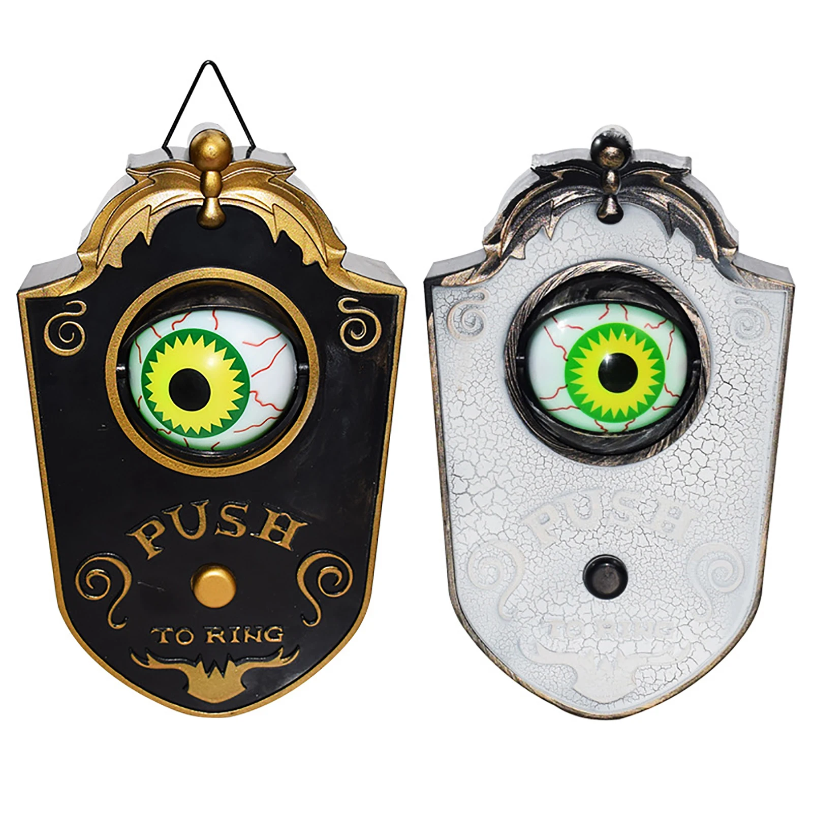 

Halloween Doorbell Decorations Scary Eyeball Halloween Decor with Spooky Sounds Trick or Treat Event for Kids Halloween Decor