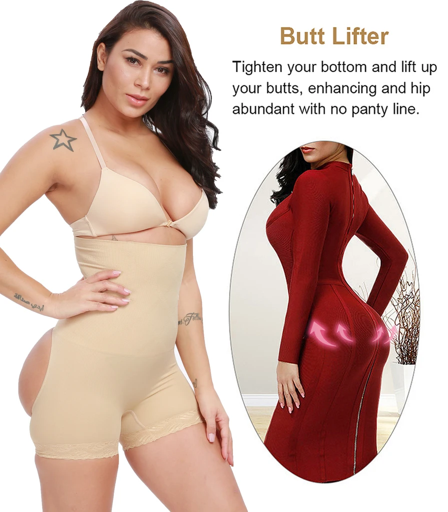 Velssut Tummy Control Panties Women Slimming Underwear Sexy Butt Lifter Panty Slim Body Shaper High Waist Trainer Shapewear