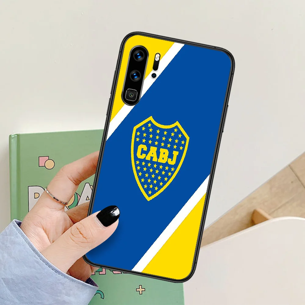 

Boca Juniors Phone Case For Huawei P Mate Smart 10 20 30 40 Lite Z 2019 Pro black Hoesjes Soft Coque Pretty Cover Silicone Prime