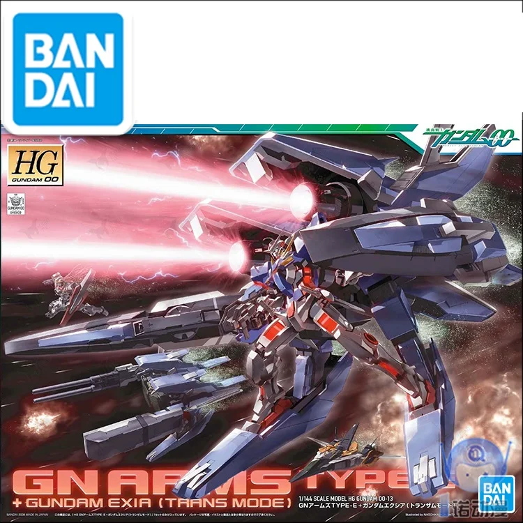 Оригинальный HG 1/144 00 двойной O GN Arms GN-001 Transam Mode Exia GUNDAM мобильный костюм детские