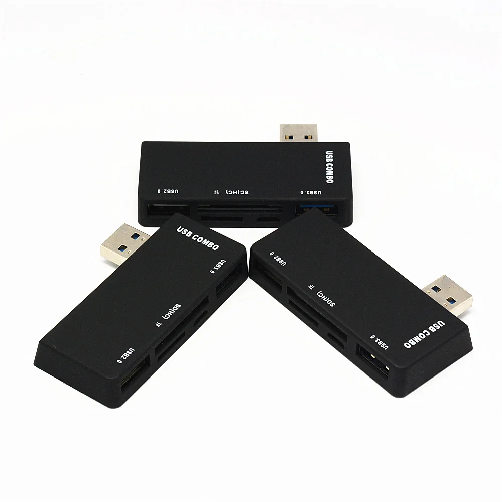 5 в 1 USB 3 0 комбинированный 0/2 концентратор SD TF кардридер адаптер для телефона ПК