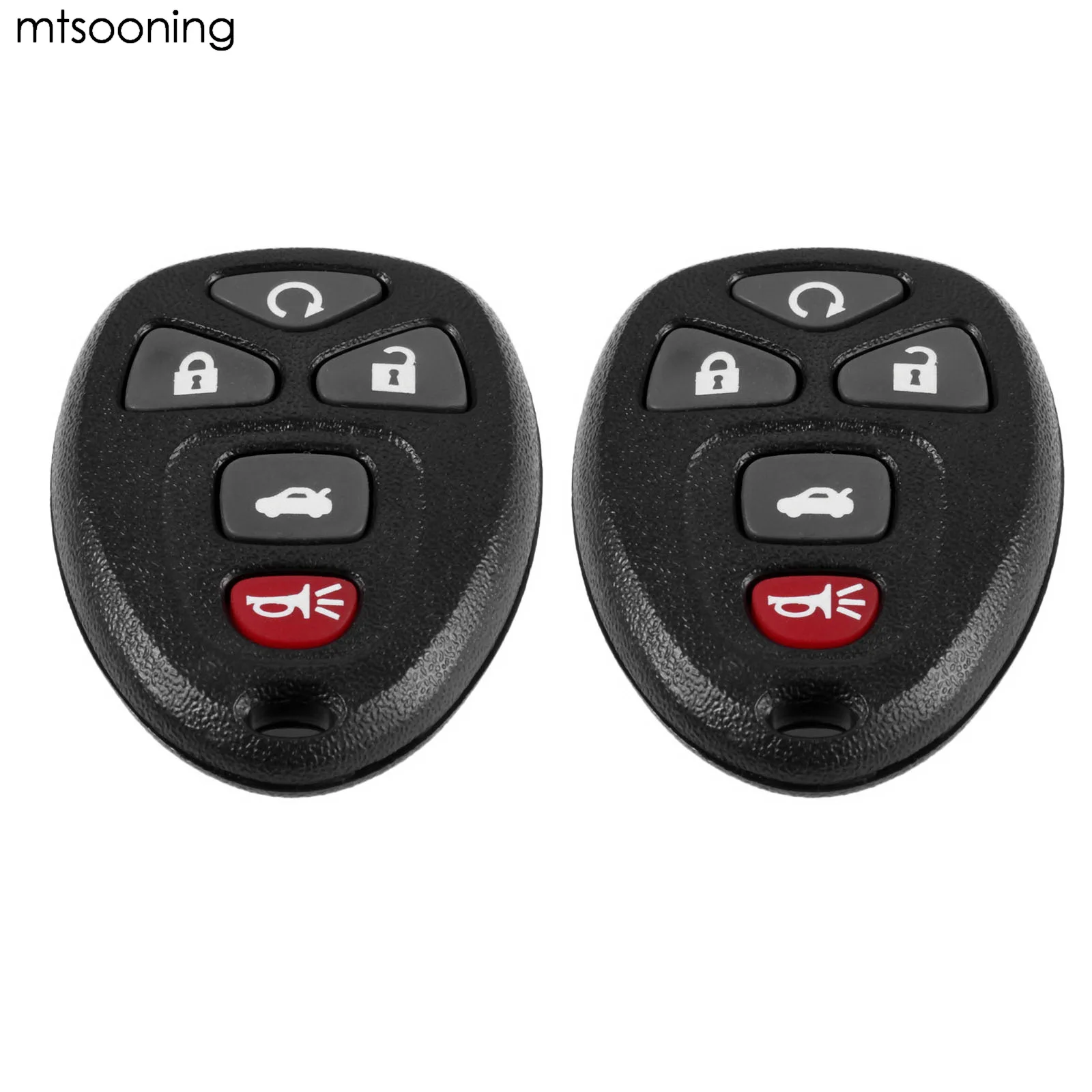 Mtsooning 2 шт пульт дистанционного ключа Fob корпус 5 кнопок OBGT04A для Buick Saturn Aura Sky Chevrolet