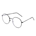 Женские металлические очки с защитой от синего излучения, повседневные оптические очки с простой прозрачной оправой, оптические очки A0035
