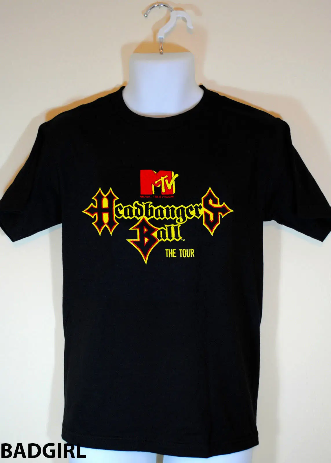 Хит продаж Винтажная футболка с надписью Exodus Headbangers Ball Tour 1989 металлическая