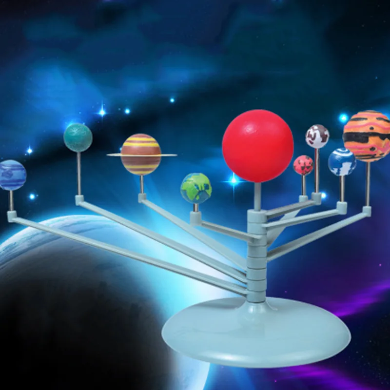 Головоломка с девятью планетами в сборе солнечная система планетарный