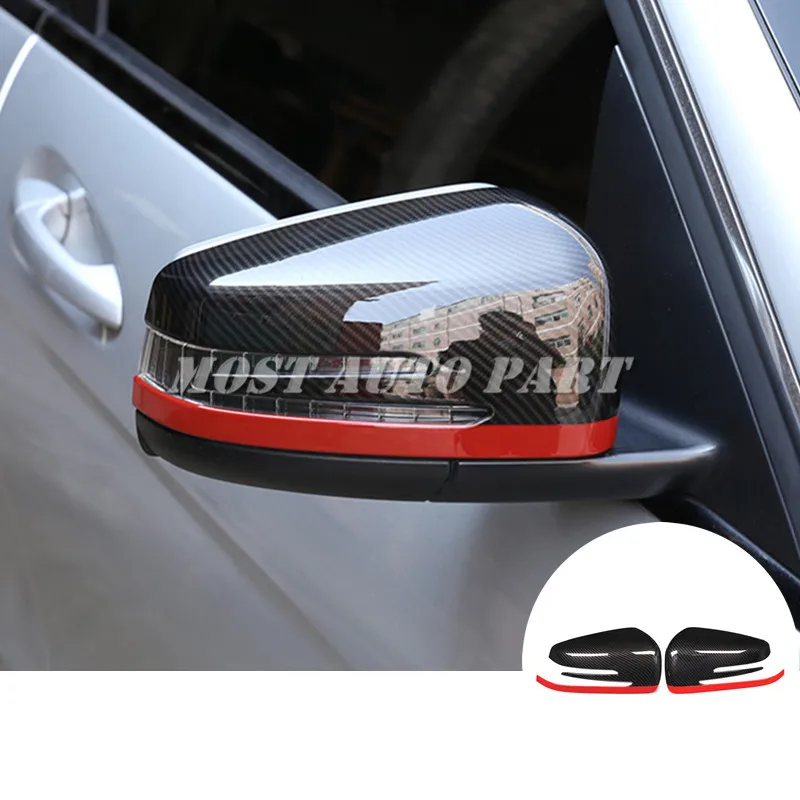 Отделка зеркала заднего вида из углеродного волокна для Benz C класса W204 2011-2013