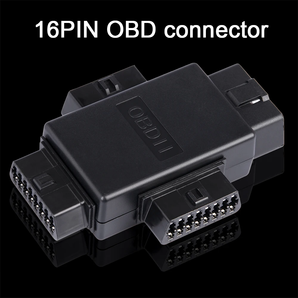 16 Pin OBD2 Автомобильная Соединительная заглушка 1 штекер до 3 Женский ELM327 многофункциональный разъем диагностические кабели инструмент автомобильный Соединительный адаптер